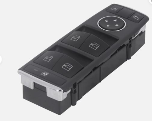 Interruptor de espejo de ventana del lado del conductor izquierdo para Tesla Model S Model X 2012-2021 1003589-00-B Negro