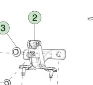 El modelo de Tesla Y de mano izquierda de la bisagra del portón de elevación 1500494-00-C
