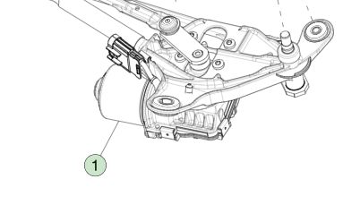Modulo de limpiaparabrisas del Tesla Model 3 LHD 2017-2023 OEM 1076725-CN-G