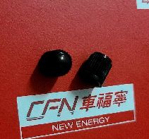 Tapones antipolvo TPMS para Tesla Model 3/Y/X/S - Cubiertas de vástago de válvula de plástico negro