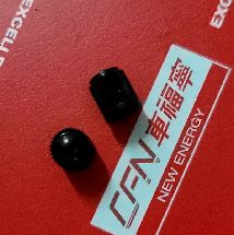 Tapones antipolvo TPMS para Tesla Model 3/Y/X/S - Cubiertas de vástago de válvula de plástico negro