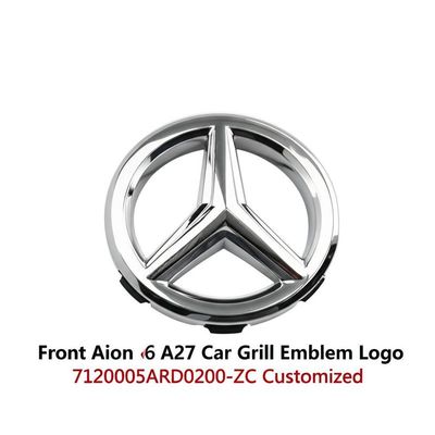 Frente Aion A26 A27 Emblema de la parrilla del coche Logotipo 7120005ARD0200-ZC personalizado