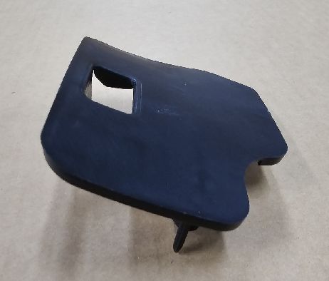 Tesla Modelo S 2021+ LH Apoyo para el parachoques trasero 145x40x3mm Negro