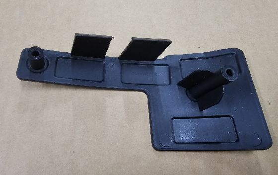 Soporte de luz antiniebla izquierda Tesla Model X 2021 18x9x5cm ABS negro