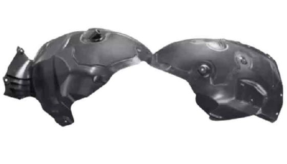 Guardabarros delantero izquierdo Tesla Model 3 2023+ 170x80x35mm Plástico negro