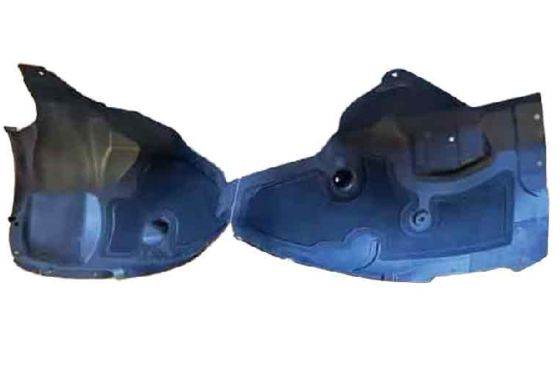 Guardabarros delantero izquierdo Tesla Model 3 2023+ 170x80x35mm Plástico negro