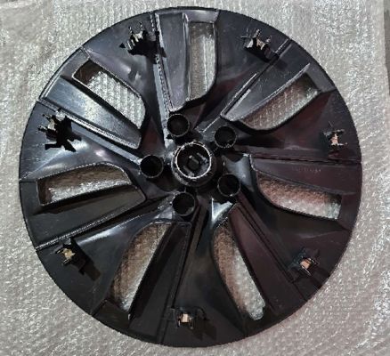 Capa de 19 pulgadas de 7 pinzas de carbono negro para el Tesla Model Y 2023 - tapa de rueda de ajuste de precisión